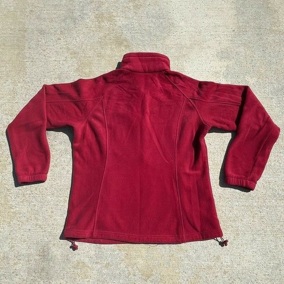 Columbia Women's Magenta Fleece Zip Up Size Large - Picture 4 of 11